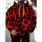 Men's Oversized Streetwear Jacket with Full-Body & Lettering Print - Lightweight Zip-Up Hooded Baseball Coat, Long Sleeve Casual Winter Outerwear for Big & Tall, Urban Fashion Essential, Christmas Gift, PLUS SIZE