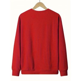 Men'S Custom Photo/Text/Logo Hoodie - Personalized All-Season Sweatshirt with Your Own Design, Loose Fit Round Neck, Durable Affordable Printed Sweater for Events, Promotional Gifts & Daily Wear - Custom Clothing Service, Plus Size Sweaters for Men