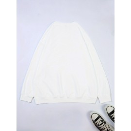 Men's Custom Sweater Personalized with Your Own Logo/Text/Design - Loose Fit Crew Neck Pullover, Machine Washable Winter Sweater for Weddings, Parties, Team Uniforms & Corporate Branding - Custom Logo Sweater for Events & Team Apparel (Men), PLUS