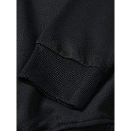 Men'S Heavyweight 12.35oz Personalized Sweater - Custom Text/Logo Printing, Loose Fit Crew Neck Long Sleeve, Soft Comfortable Casual & Formal Wear, Custom T-Shirt Design with Your Own Pattern, Ideal for Corporate Gifts, Events & Everyday Use - Durab