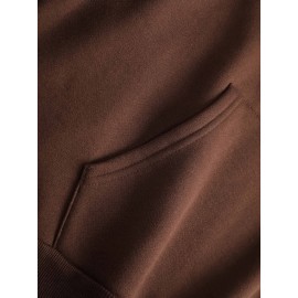 Men'S Oversized Fleece-Lined Hooded Sweatshirt with Surf & Beach Graphic Print - 100% Micro-Elastic Knit, Kangaroo Pocket, Surfing Surf Co. Design, Surfing-Themed Casual Pullover for Surfing, Beachwear & Everyday Comfort (Large Size) - Ideal Gift fo