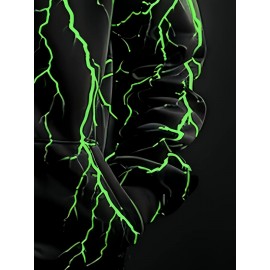 Men's Neon Pink Lightning Bolt Hoodie - Stretch Knit Pullover Sweatshirt with Adjustable Hood, Bold White Lightning Print, Machine Washable Winter Warm Coat for Gym, Streetwear & Casual Outfits - Durable Neon Glow Jacket, PLUS SIZE, Big And Tall Men Clothing, Winter Clothes For Women Plus Size, Oversized Hoodie Men, Winter Hoodies For Men, Botas De Invierno, Plus Size Pants For Men, Long Sleeve Plus Size, Chunky Sweaters, Plus Size Sweat Suit, Thick Hoodies For Women,