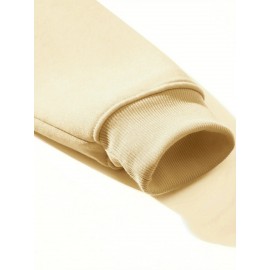 Men'S King Crown Print Hooded Sweatshirt - Royal & Golden Lettering, Winter Knit Fabric with Slight Stretch, Regular Fit Long Sleeve Pullover, Casual American Style Statement Piece for Everyday & Formal Wear - Ideal Gift for Men (KING Lettering Desi