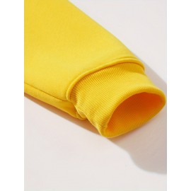 Men'S King Crown Print Hooded Sweatshirt - Royal & Golden Lettering, Winter Knit Fabric with Slight Stretch, Regular Fit Long Sleeve Pullover, Casual American Style Statement Piece for Everyday & Formal Wear - Ideal Gift for Men (KING Lettering Desi