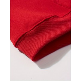 Men'S King Crown Print Hooded Sweatshirt - Royal & Golden Lettering, Winter Knit Fabric with Slight Stretch, Regular Fit Long Sleeve Pullover, Casual American Style Statement Piece for Everyday & Formal Wear - Ideal Gift for Men (KING Lettering Desi