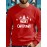 Men's Christmas Tree Print Sweatshirt - Long Sleeve Crew Neck Casual Pullover with Merry Christmas Lettering & Snowflake Design, Purple Red/Green Holiday Sweater for Spring/Autumn, Festive Winter Party Outfit, PLUS SIZE