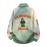 Men's Large Size Heavy-Duty Embellished Varsity Jacket - Mint Green & White Two-Tone with Lettering, Team Logos & Number 95 Emblem - Machine Washable Button-Front Coat for Casual Wear, Events & Themed Parties (V, PLUS SIZE