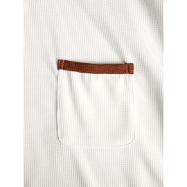 3pcs Men'S Plus Size Casual Short Sleeve T-Shirt Set, Essential Basic Tee - Breathable, Soft & Comfortable Waffle Fabric, Solid Color, Round Neck, Perfect for Casual Attire, PLUS SIZE, Men'S Set On, Men'S White Beach Set, Men'S Training Suit Set, Men'S Beach Set For Large Sizes