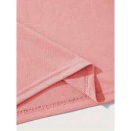 Plus Size Men's Casual Round Neck T-Shirt - 