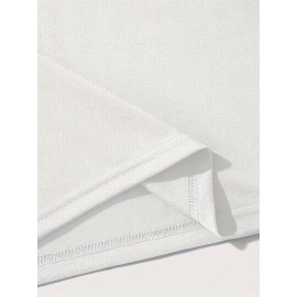 Plus Size Men's Casual Round Neck T-Shirt - 